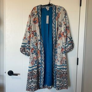 NWT Chico's Floral Cardigan